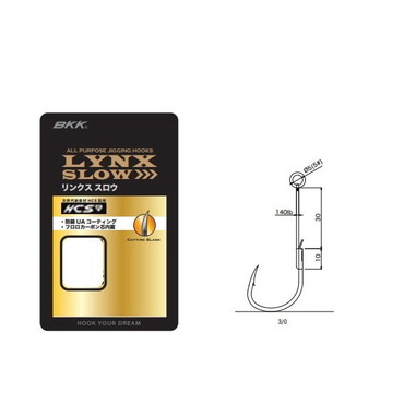 ＢＫＫ アシストフック リンクス スロー シングル #3/0
