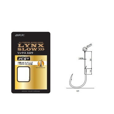 ＢＫＫ アシストフック リンクス スロー シングル #4/0