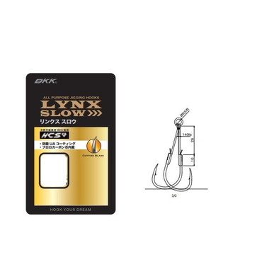 ＢＫＫ アシストフック リンクス スロー ツイン #3/0