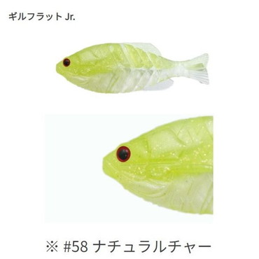 一誠 イッセイ ワーム ギルフラット Jr. #58 ナチュラルチャート