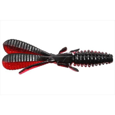 一誠 イッセイ ワーム パワーbibibiバグ パワービビビバグ 3.5インチ #37 ブラック/レッド