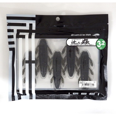 一誠 イッセイ ワーム 沈ミ蟲 3.2インチ TS01 腹えびネオン(TSカラー)