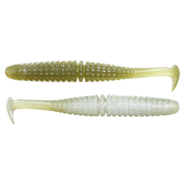 一誠 イッセイ ワーム キャラメルシャッド 5インチ #57 ウィードシャッド(2トーン)