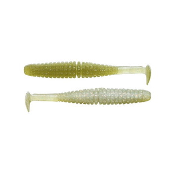 一誠 イッセイ ワーム キャラメルシャッド 2.6インチ #57 ウィードシャッド(2トーン)