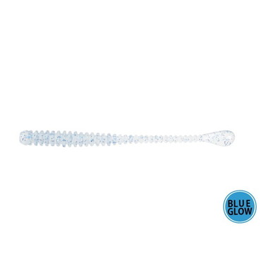 一誠 イッセイ ワーム 海太郎 スパテラ 2.5インチ #063 クリアブルーフレーク(ブルー夜光)
