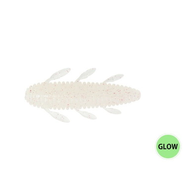 一誠 イッセイ ワーム 海太郎 根魚蟲 2.2インチ ヘビーソルト #055 うまシロエビ(グロー)