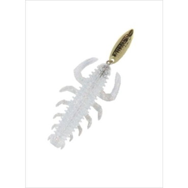 ルーディーズ ワーム ハタ喰い･蟲 2.8インチ クリアホロ