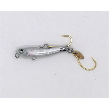 ルーディーズ メタルジグ 魚子メタル貫き 2.5g ヘッドベリーグロー