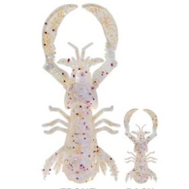 ルーディーズ ワーム 根魚&チヌ喰い・蝦蛄 1.8インチ クリアホロ