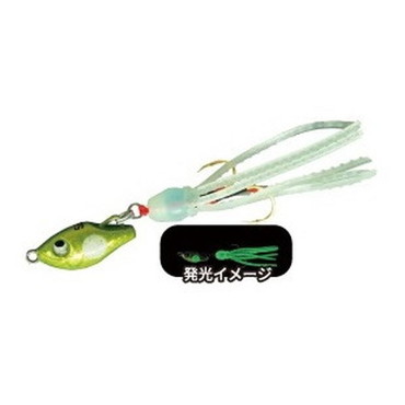 ルーディーズ メタルジグ 魚子チク 3.0g チャートスポットグロー
