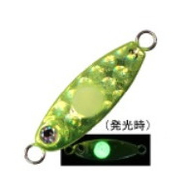 ルーディーズ メタルジグ 魚子メタル 5.0g チャートスポットグロー