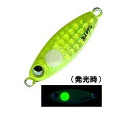 ルーディーズ メタルジグ 魚子メタル 7.0g チャートスポットグロー