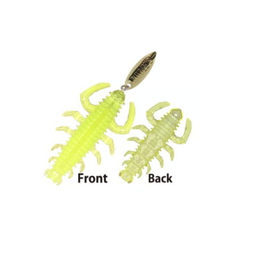 ルーディーズ ワーム ハタ喰イ･蟲 2.8インチ ハラグロチャート