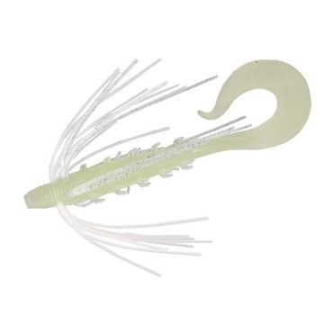 ルーディーズ ワーム ハタ喰い.鵺 3.5インチ ライムグロー