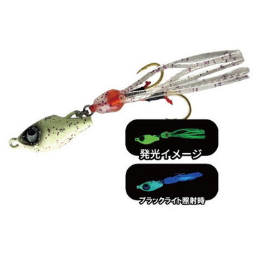 ルーディーズ メタルジグ 魚子チク 3.0g UVグローグロー