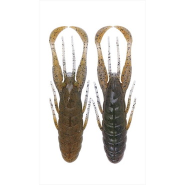 ボトムアップ ワーム ハリースライド(Hurry Slide) 3.3インチ スモーキークローダッド