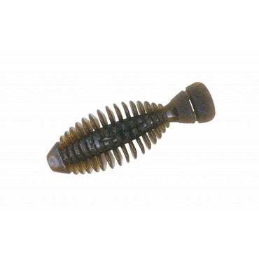 ボトムアップ ワーム ギミー 3.5インチ ダークシナモンブルー&ペッパー