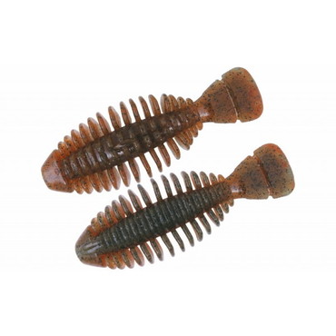 ボトムアップ ワーム ギミー 3.5インチ スモーキークローダッド