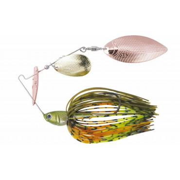 ボトムアップ スピナーベイト バズベイト ビーブル 3/8oz タンデムウィロー ワイルドチャート