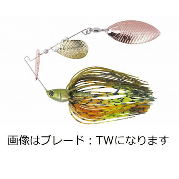 ボトムアップ スピナーベイト チビーブル 1/4oz DW ワイルドチャート
