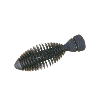 ボトムアップ ワーム ギミー(Gimmy) 4.5インチ ダークグリパンネオンフレーク