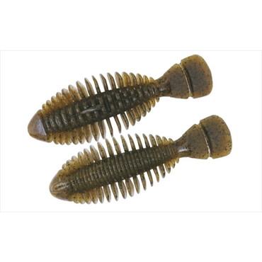 ボトムアップ ワーム ギミー(Gimmy) 4.5インチ グリーンパンプキンペッパーII