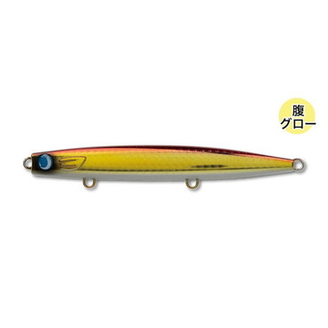 ジャンプライズ シーバスルアー かっ飛び棒130シャローライト ラトル #11 赤金グローベリー(フックレスモデル)