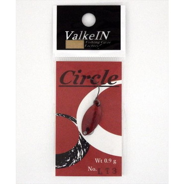【特価】ヴァルケイン スプーン サークル 0.9g LT3 レッドフィニッシュ