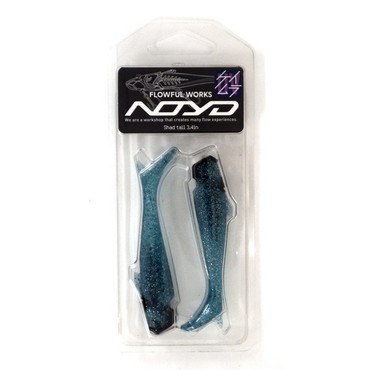 フローフルワークス ワーム ノイド予備ワーム3.4インチ S005 ケイムラグリーン