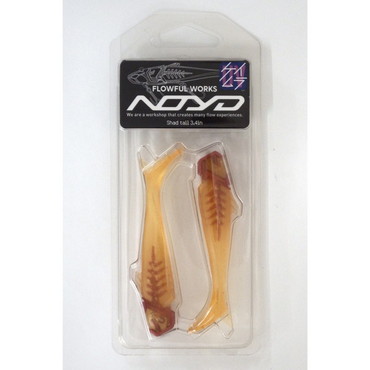 フローフルワークス ワーム ノイド予備ワーム3.4インチ AMBER