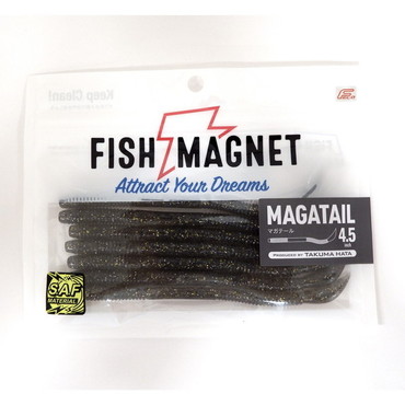 フィッシュマグネット ワーム マガテール4.5インチ #06 ゴーストスケールシャッド