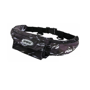 シーウルフ ライフジャケット SW-J-F08 高浮力ライフジャケット ブラックカモ フリー ※交換用ボンベキット別売