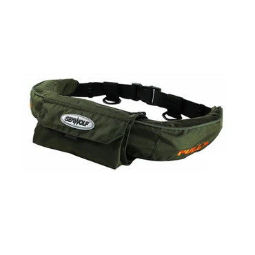 シーウルフ ライフジャケット SW-J-F08 高浮力ライフジャケット カーキ フリー ※交換用ボンベキット別売