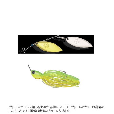 ノリーズ スピナーベイト バズベイト ディーパーレンジ 1/2oz 746 ブライトチャート (ブレードカラー ゴールド/ゴールド)