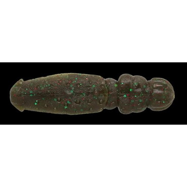 ノリーズ ワーム フリップドム 3インチ 061 ライトグリーンパンプキンレッド+グリーンFlk.