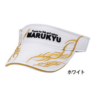 マルキュー　トライバルメッシュサンバイザー０１　ホワイト