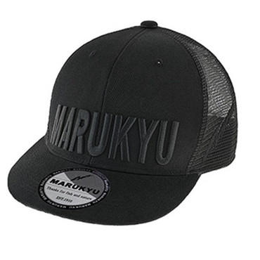 マルキュー 帽子 マルキューフラットバイザーメッシュキャップ01 ブラック フリー
