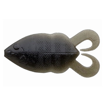 ノリーズ ワーム フリップコギル 3.6インチ #018 ソリッドスモーク