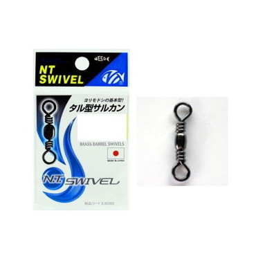 エヌティスイベル　Ｐ入　タル型サルカン（クロ）　Ｅー２０　１／０　（4個入り）