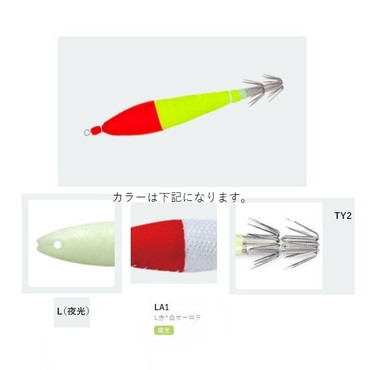 ＤＵＥＬ デュエル スッテ 浮スッテカン付布巻 5本入 4.0号TY2LA1 L赤*白オーロラ