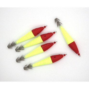 デュエル スッテ 浮スッテカン付布巻 TY2 5本入 4.0L 赤/黄