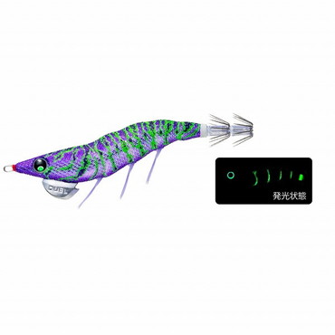 デュエル(DUEL) EZ-Q ダートマスター ラトル 3.5号 夜光パープルパープル