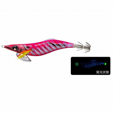 デュエル(DUEL) アオリーQ フィンエース 3.5号 ブルー夜光レッドレッド