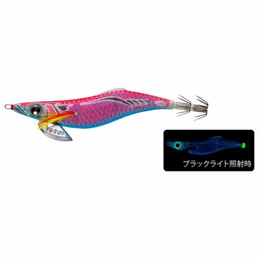 デュエル(DUEL) アオリーQ フィンエース 3.5号 ブルー夜光ボイル