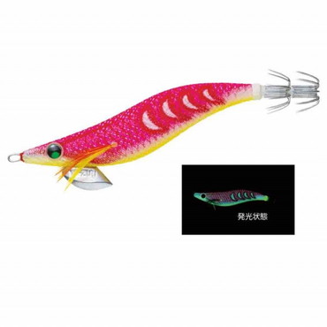 デュエル(DUEL) アオリーQ サーチダブルグロー 3.5号 DLPI ピンクボイル