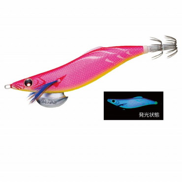 デュエル(DUEL) アオリーQ ロングキャスト 3.5号 SBPI スーパーブルー夜行ピンクボイル