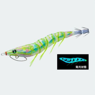 デュエル ＤＵＥＬ　イージーQキャスト 喰わせラトル 3.5号 SBIE スーパーブルー夜光イソスジエビ