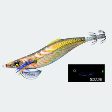 デュエル ＤＵＥＬ　アオリーQ ロングキャスト(LC) スロー 3.5号 BLGA ブルー夜光ゴールドリアルアジ