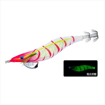 デュエル ヨーズリ エギ アオリーQ 3D 3.5号 03 LRH 夜光レッドヘッド