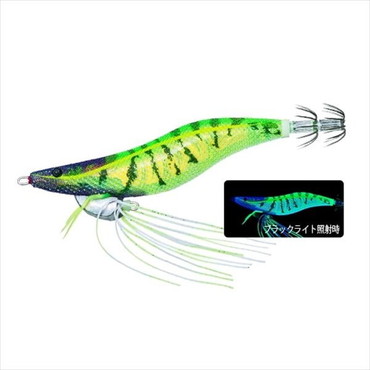 デュエル エギ Ebi Q 3.0号 14 NLM にごりライム